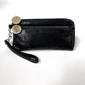 Deux Lux Black Sparkle Wristlet